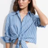 Fashion & Other Stories Tie-Front Shirt