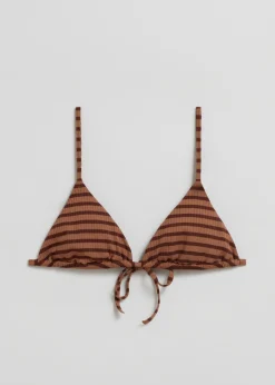 Store & Other Stories Triangle Bikini Tie Top