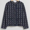 Sale & Other Stories Tweed Jacket Blue/White Tweed