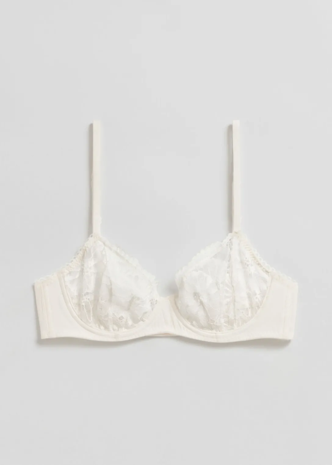 Outlet & Other Stories Underwire Poppy Lace Bra Ivory
