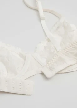 Outlet & Other Stories Underwire Poppy Lace Bra Ivory