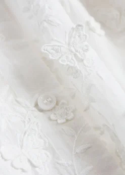 Online & Other Stories Voluminous Floral-Appliqué Blouse