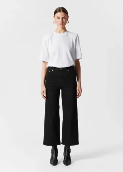 Hot & Other Stories Wide Cropped Jeans