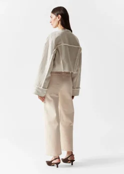 Hot & Other Stories Wide Cropped Jeans
