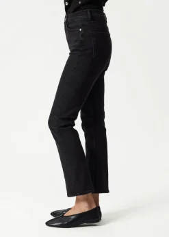 Shop & Other Stories Wide Leg Cropped Jeans Black