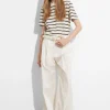 Sale & Other Stories Wide Tailored Trousers White