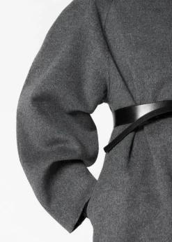 Hot & Other Stories Wool-Blend Funnel-Collar Coat