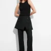 Store & Other Stories Wrap-Skirt Trousers Black